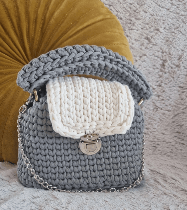 Sac à main gris Alima